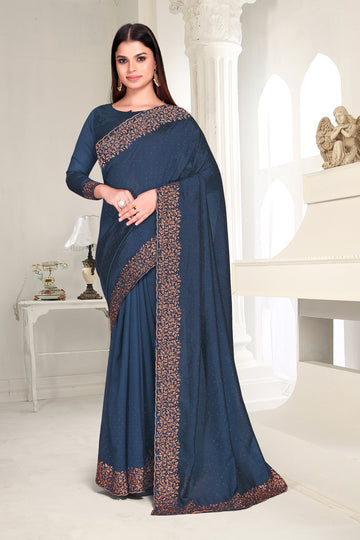 FBSR-613 Zari Border Vichitra Saree