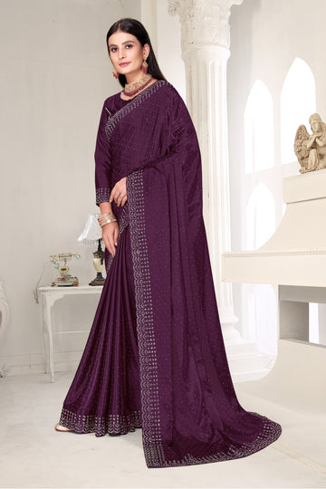 FBSR-622 Elegant Sparkle Vichitra Saree