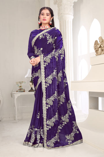 FBSR-705 Elegant Fandy Satin Saree