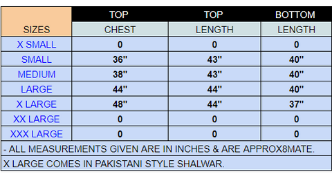 fabeha size-guide