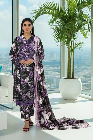 Ls-2877 Ready-to-Wear Premium Winter Linen Suit - Deep Slate