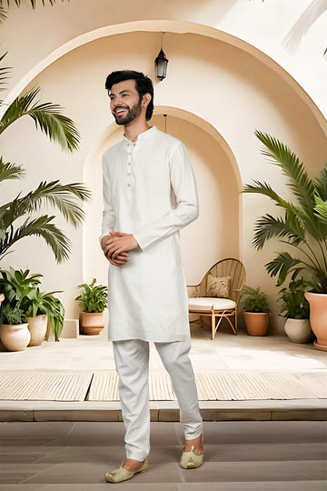 FBMS-277. Fabeha|Men's Premium Suiting|Kurta Pyjama| PV Blend|Tailored Set