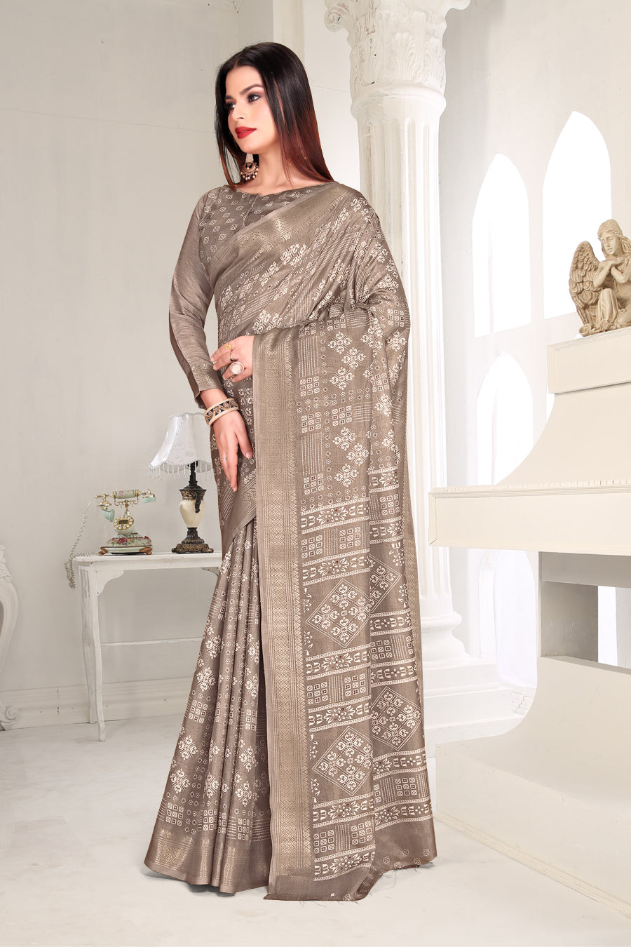 FBSR-610N Elegant Dola Silk Saree