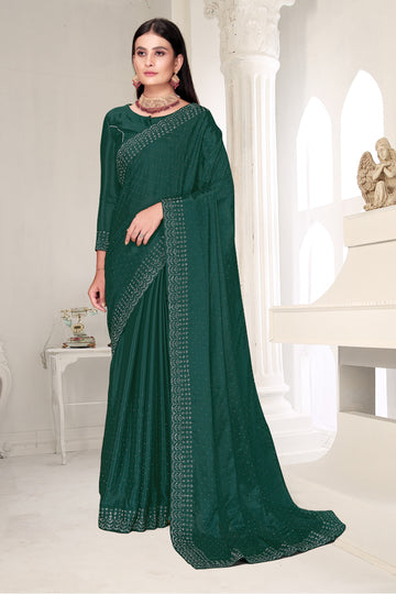FBSR-622 Elegant Sparkle Vichitra Saree