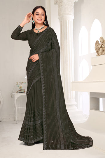 FBSR-710 Silver Stone Saree