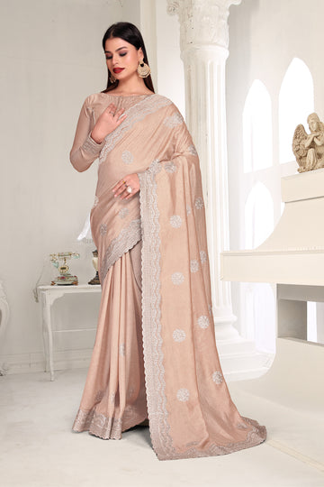 FBSR-712 One Minute Ready to Wear Vichitra Saree.
