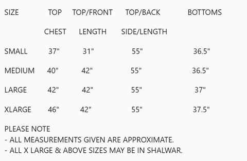 fabeha size-guide