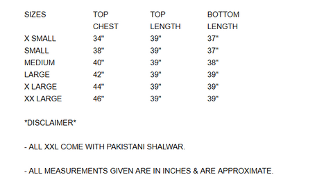 fabeha size-guide