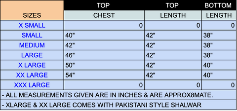 fabeha size-guide