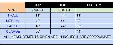 fabeha size-guide