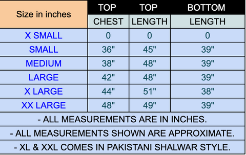 fabeha size-guide
