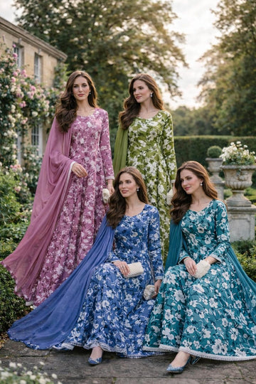 LS-3063 Premium Ready-to-Wear 3 Piece Linen Long Printed Dress |Trouser & Matching Dupatta