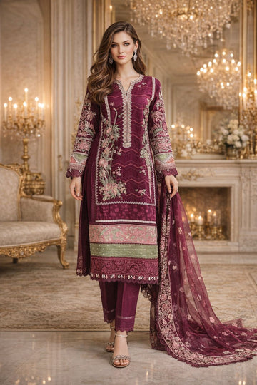 ES-01 ESHAISHA Designer Lawn Embroided Collection