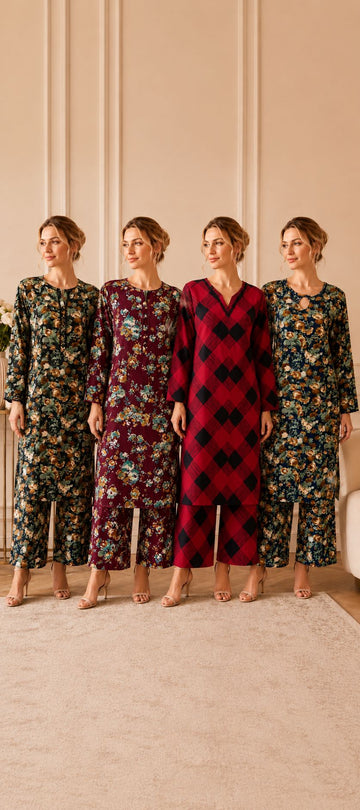 MOZ-3113 Readymade Linen Printed Co-Ord Set|Spring Summer Edition