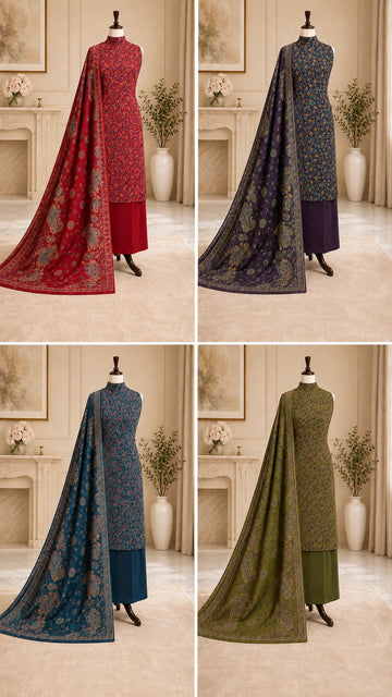 FBUNS-06 Exclusive Alpine Printed Unstitched 3-piece Collection Premium Prints