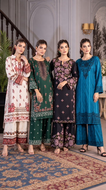 RNZ-3172 Women`s Linen Co-Ord Set With Palazzo Pants| Fabeha Fashion