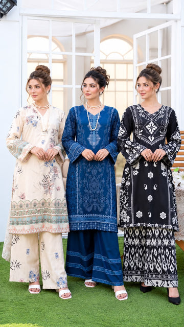 RNZ-3195  Women`s Linen Co-Ord Set With Palazzo Pants| Fabeha Fashion