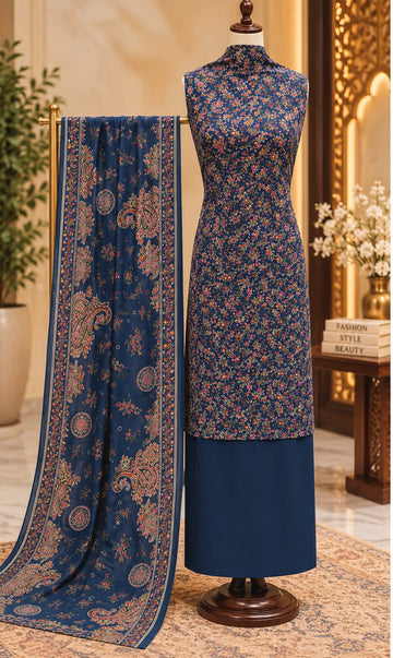 FBUNS-20  Exclusive Alpine Printed Unstitched 3-piece Collection Premium Prints