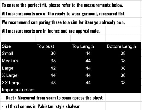 fabeha size-guide