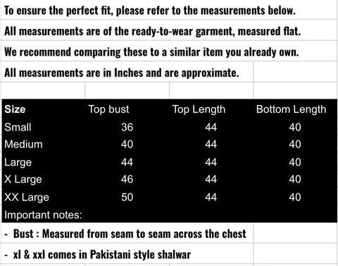 fabeha size-guide