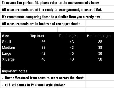 fabeha size-guide