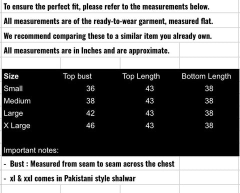 fabeha size-guide