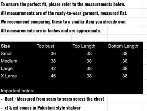 fabeha size-guide