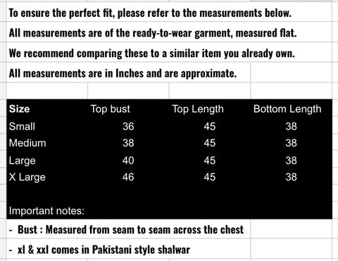 fabeha size-guide