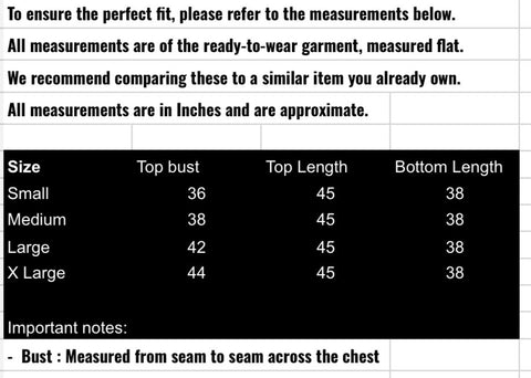 fabeha size-guide