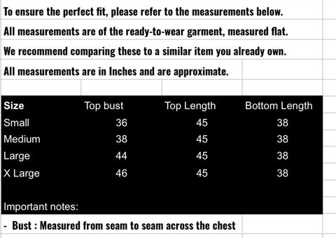 fabeha size-guide