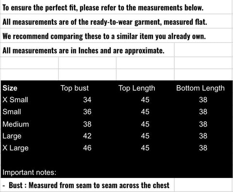 fabeha size-guide