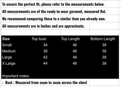 fabeha size-guide