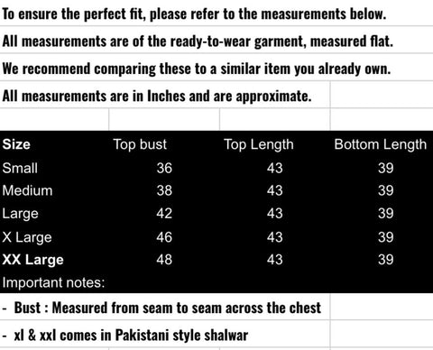 fabeha size-guide