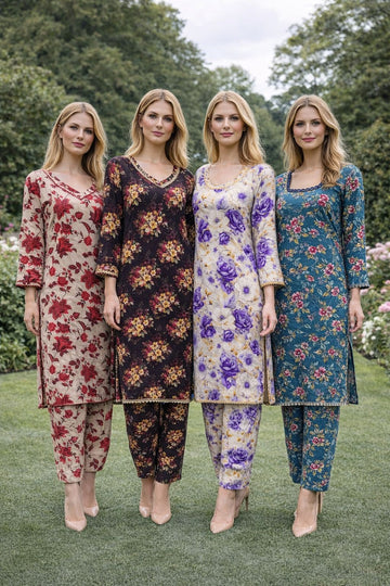 LS-3069 Readymade Linen Printed Co-Ord Set|Spring Summer Edition
