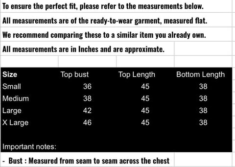fabeha size-guide