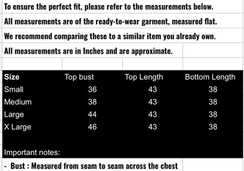 fabeha size-guide