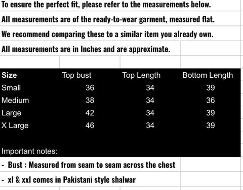 fabeha size-guide