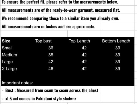fabeha size-guide
