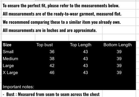 fabeha size-guide