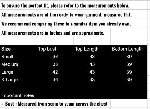 fabeha size-guide