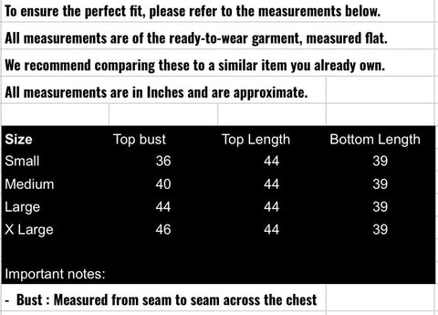 fabeha size-guide