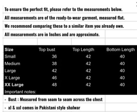 fabeha size-guide