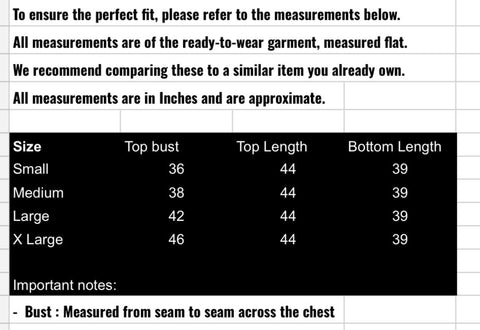 fabeha size-guide