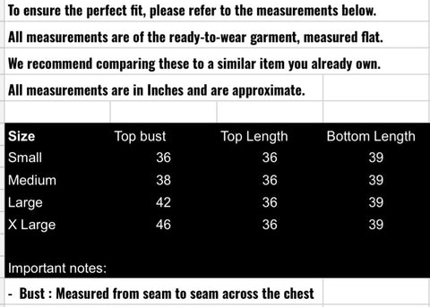 fabeha size-guide