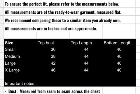 fabeha size-guide