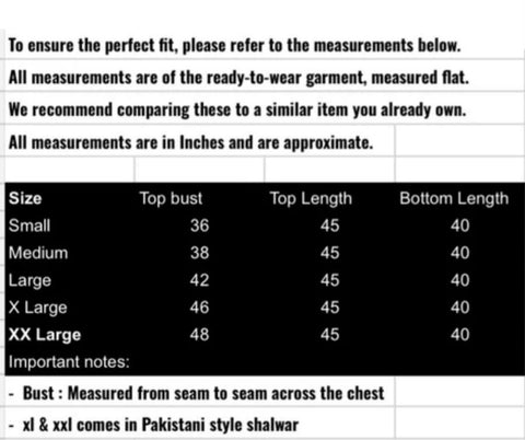 fabeha size-guide