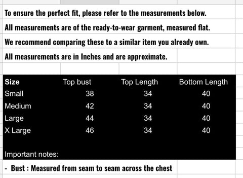 fabeha size-guide