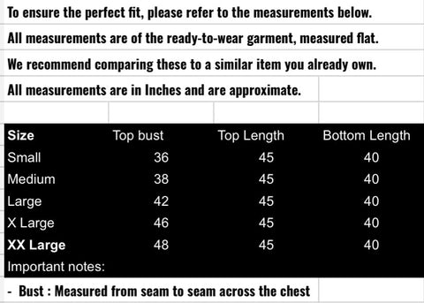 fabeha size-guide