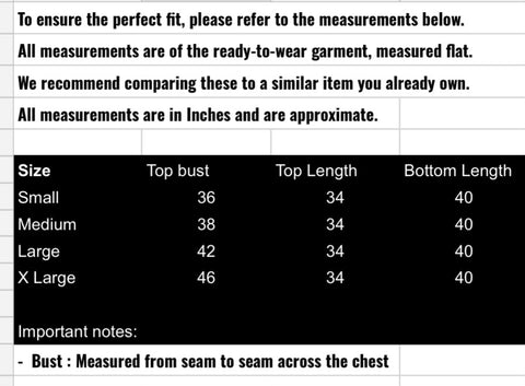 fabeha size-guide