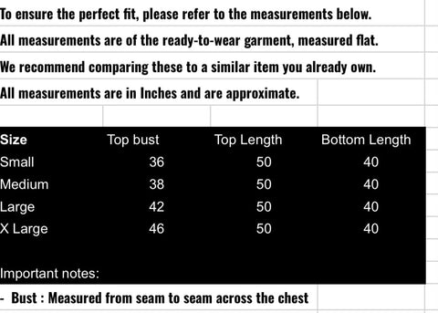 fabeha size-guide